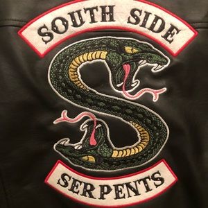 Riverdale Southside SerpentsFauxLeatherGirlsJacket